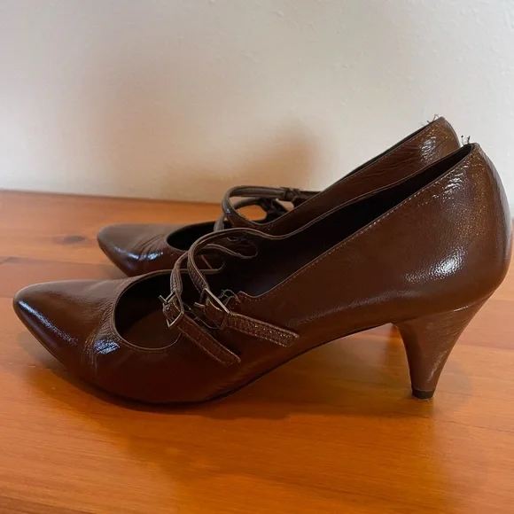 Paco Herrero Leather Heels Spanish made - Picture 6 of 9